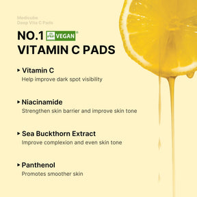 MEDICUBE Toner Pads de Vitamina C Deep